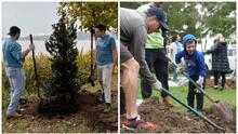 Voluntarios plantan 50 árboles en White Rock Lake Park para preservar espacios saludables en Dallas