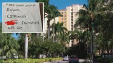 Familia judía del sur de Florida recibe amenaza en la puerta de su apartamento