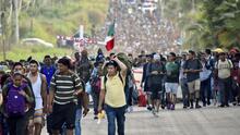 México disuelve la caravana migrante con la promesa de procesar una posible estancia legal