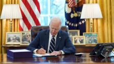 En un minuto: Biden dijo que firmará este miércoles el paquete de ayuda a Ucrania, Israel y Taiwán