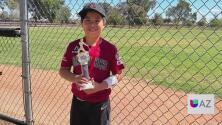 A sus 9 años, Carlitos Figueroa se ha convertido en una promesa del béisbol