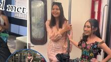 Quinceañera llega a su fiesta viajando en el metro de la CDMX y el momento se hace viral: “Creativo y original”