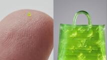 Una cartera microscópica que se vende por 63,000 dólares: este lujo es más pequeño que un grano de sal