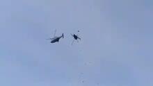 Dos helicópteros de la Marina chocan en el aire: todos los tripulantes fallecieron tras el impactante accidente