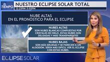 ¿Las nubes nos permitirán ver el eclipse total solar en Dallas - Fort Worth?
