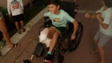 Un tiburón lo atacó y perdió una pierna: este niño de 11 años cuenta el terrible día