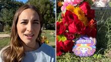 Familia hispana visita la tumba de su mamá y se hallan con una sorpresa en cementerio de Texas
