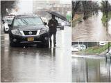 Calles inundadas y carros varados: los estragos que dejaron las lluvias del sábado