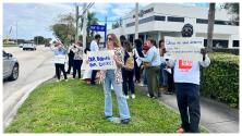 Protestan contra proyecto de ley que busca endurecer el acceso al aborto en Florida