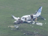 Avioneta se estrella en el aeropuerto de Raleigh, resultan heridos el piloto y un médico