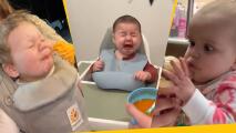 Bebés probaron comida por primera vez: sus reacciones te harán reír y derretirte de ternura
