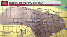 Pronóstico de tiempo severo: Posibilidades de granizo, tornados y fuertes vientos amenazan el norte de Texas