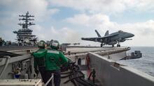 Así es ‘Ike’, el poderoso portaaviones de EEUU que llegó a la zona de conflicto entre Israel y Hamas