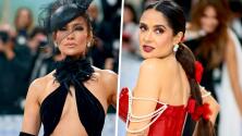 Jennifer López no sorprendió y Salma Hayek resaltó: analizamos sus looks en la Met Gala