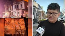 "Vi el fuego y corrí a tocar" Menor hispano evita tragedia al alertar sobre incendio de vivienda en Newburgh