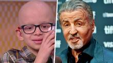 Sylvester Stallone conmueve a niño con cáncer con su mensaje: “Nunca te rindas”