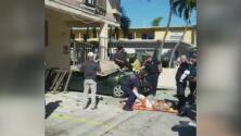 Cuatro personas resultaron heridas al caer de un balcón que colapsó en Miami Beach