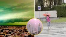 Tras intensas lluvias en Dubái el cielo se torna verde y desata teorías apocalípticas  