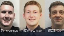 “Son héroes”: con emotiva vigilia recuerdan al bombero y los dos policías asesinados en Minnesota