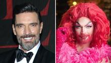 Julián Gil se transforma en drag queen a sus 53 años: ahora es “La Barbie Roja”