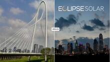Eclipse total solar: Ve el antes y después de los sitios más emblemáticos de Dallas durante la penumbra