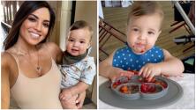 Pamela Silva responde a las críticas por darle a 'Baby Ford' comida que cayó al piso