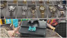 Incautan $10 millones en carteras, relojes y zapatos falsificados en Nueva York: 17 personas fueron arrestadas