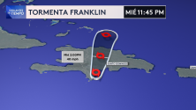 Tormenta Franklin llega a República Dominicana y las lluvias afectan a Puerto Rico: esto pasará cuando salga al mar