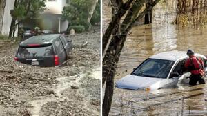 Inundaciones y deslaves en California: Seis videos que muestran el efecto destructor de las lluvias 