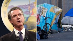 Limpiarán campamentos de indigentes de las carreteras de California: esto se sabe del plan de Newsom