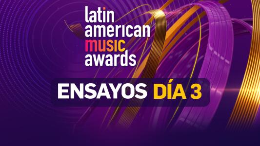 Sigue en vivo, en YouTube,  el tercer día de ensayos de Latin AMAs