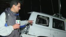 Una camioneta destruida y "mucho terror": equipo de Univision en Guerrero, México, sufre el azote de Otis