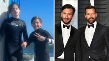 Los mellizos de Ricky Martin ya son unos adolescentes fit, así se divirtieron en la playa tras el divorcio de su papá