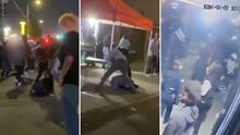 Dos menores, de 12 y 14 años, fueron agredidos a golpes en un evento comunitario de la policía de Los Ángeles