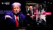 Estas tres imágenes de Trump siendo perseguido por la policía para ser detenido son falsas: fueron generadas por inteligencia artificial