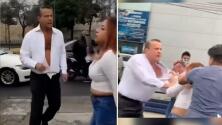 VIDEO: Alfredo Adame se pelea con una mujer en medio de la calle